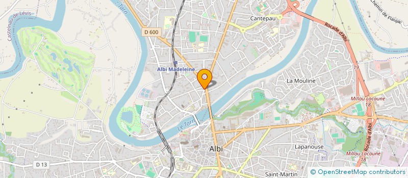 localisation de l'entreprise EURL ELVYMANDO à ALBI