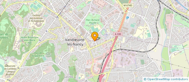 localisation de l'entreprise EURL EMANDE à VANDŒUVRE-LES-NANCY