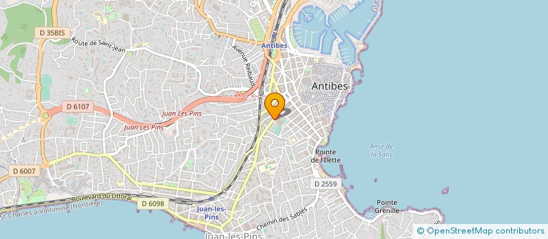 localisation de l'entreprise EURL EMELI à ANTIBES