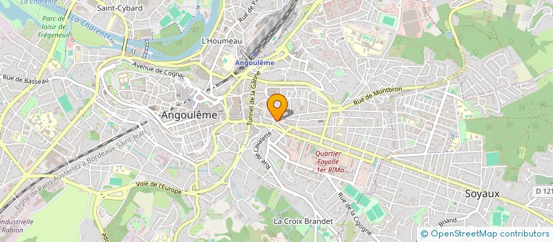 localisation de l'entreprise EURL EMILIE CHAPEAU à ANGOULEME