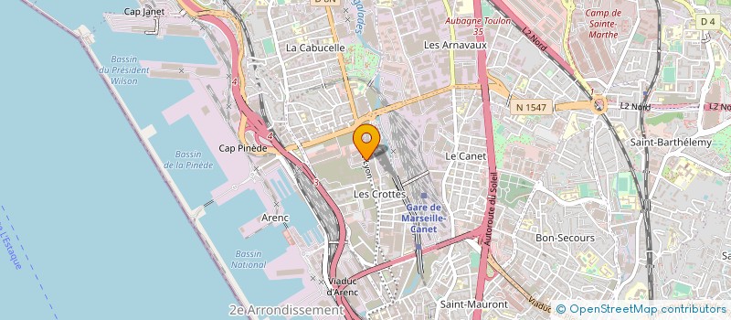localisation de l'entreprise EURL EML.APJ à MARSEILLE