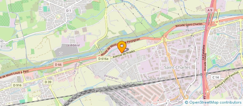 localisation de l'entreprise EURL ENCRE MINUTE à PERPIGNAN