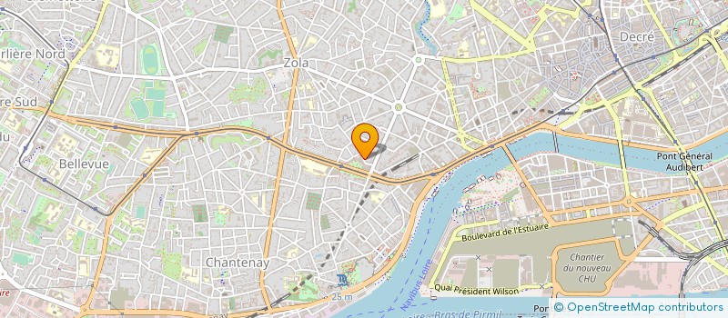 localisation de l'entreprise EURL ENERGIE-AMENAGEMENT NANTAIS  NANTES