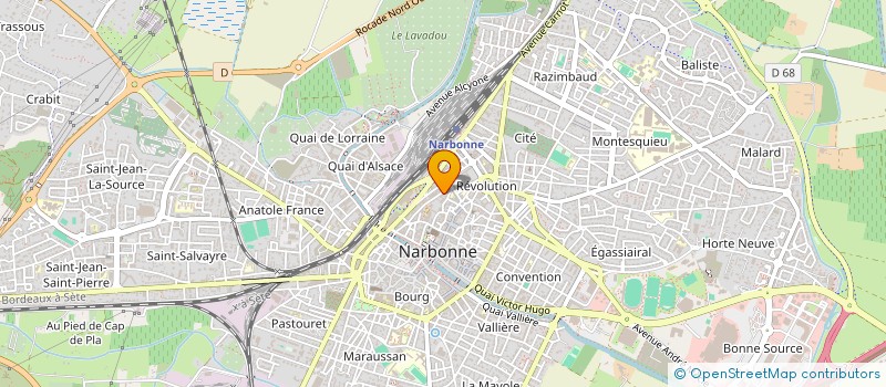 localisation de l'entreprise EURL ENERGIES KEBAIER à NARBONNE