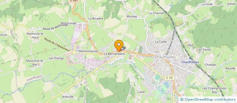 localisation de l'entreprise EURL ENGINE MOTO à CHAUFFAILLES