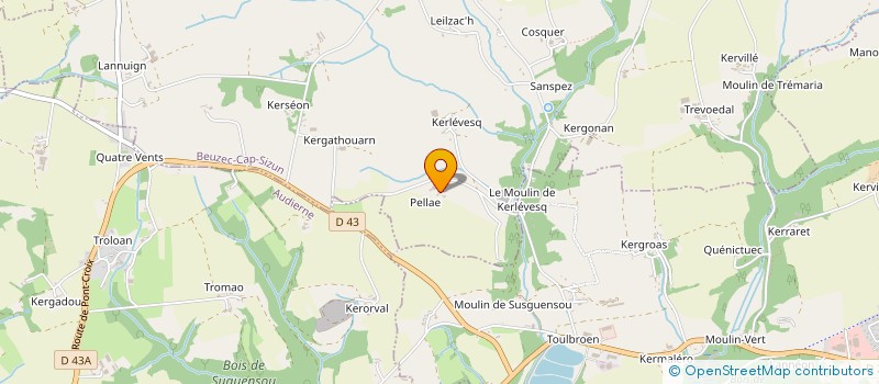 localisation de l'entreprise EURL ENNE SERVICES  BEUZEC-CAP-SIZUN