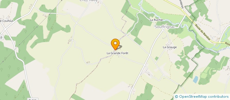 localisation de l'entreprise EURL ENPERIGORD à SOUFFRIGNAC