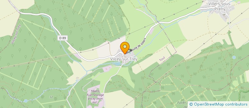 localisation de l'entreprise EURL ENTREPRISE ALAIN CHESNAY  MAIDIERES