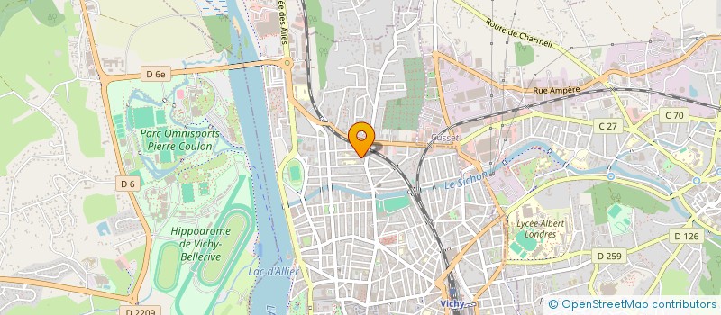 localisation de l'entreprise EURL ENTREPRISE DIFALLAH à VICHY