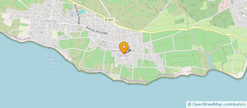 localisation de l'entreprise EURL ENTREPRISE ZELIE ARNAUD  SAINTE-MARIE-DE-RE