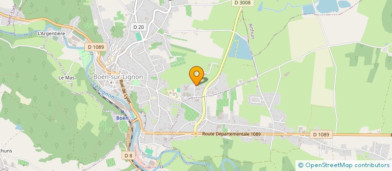 localisation de l'entreprise EURL ENTRETIEN DU FOREZ à BOEN-SUR-LIGNON