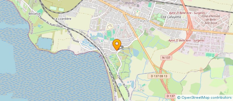 localisation de l'entreprise EURL ENVIRONNEMENTS ET DEVELOPPEMENTS à AYTRE