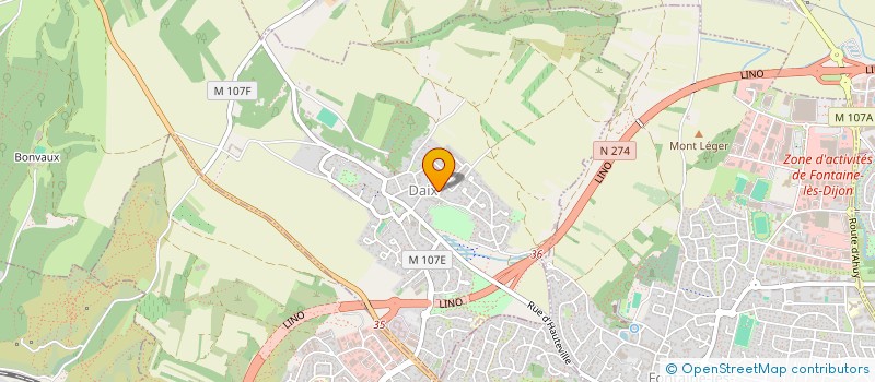 localisation de l'entreprise EURL ENW COIFFURE  DAIX