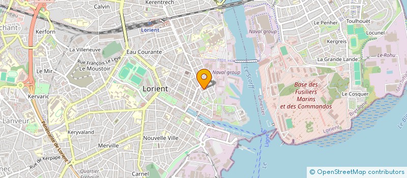 localisation de l'entreprise EURL EOLIA à LORIENT