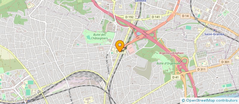 localisation de l'entreprise EURL EOLIENNE FX  ARGENTEUIL