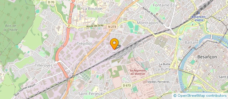 localisation de l'entreprise EURL EQUALIZER à BESANCON