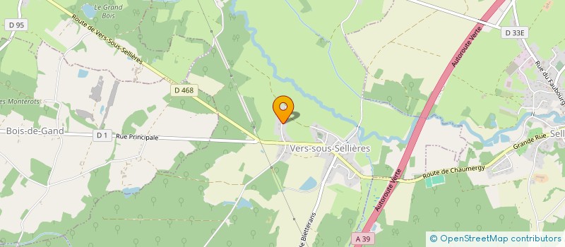 localisation de l'entreprise EURL EQUI'MASS  VERS-SOUS-SELLIERES