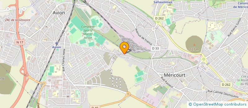 localisation de l'entreprise EURL EQUIPEMENTS GENERAUX CABLES DODIC à MERICOURT