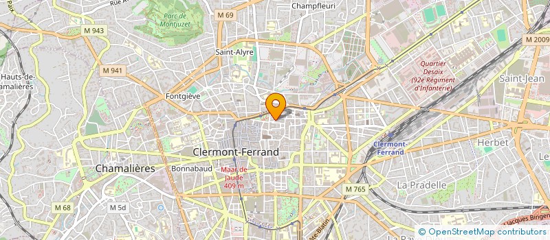 localisation de l'entreprise EURL EQUIRAMA à CLERMONT-FERRAND