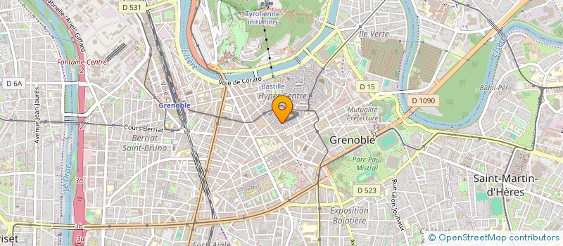 localisation de l'entreprise EURL ERGILIO à GRENOBLE