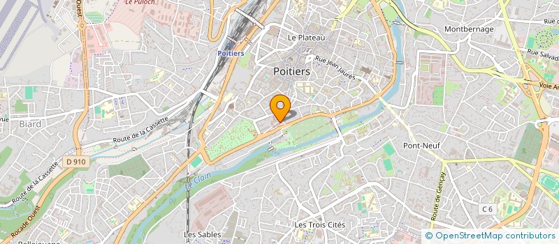 localisation de l'entreprise EURL ERGON CONSEILS  POITIERS