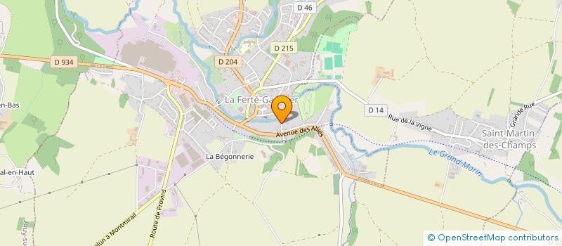 localisation de l'entreprise EURL ERIC BARROVECCHIO  LA FERTE-GAUCHER