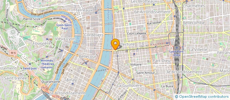 localisation de l'entreprise EURL ERIC BAZUS  LYON