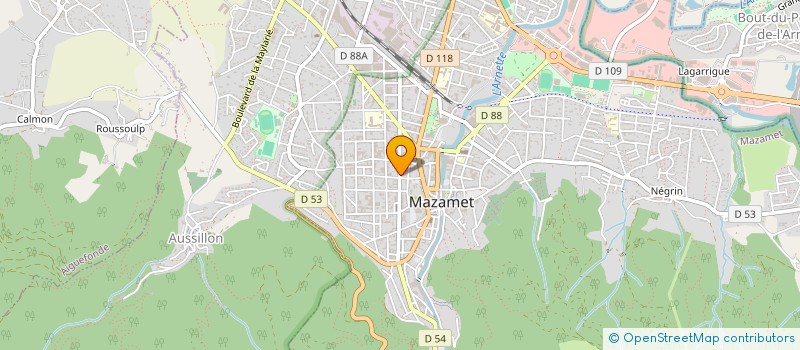 localisation de l'entreprise EURL ERIC SOULOUMIAC ELEC (E.S.E.)  MAZAMET