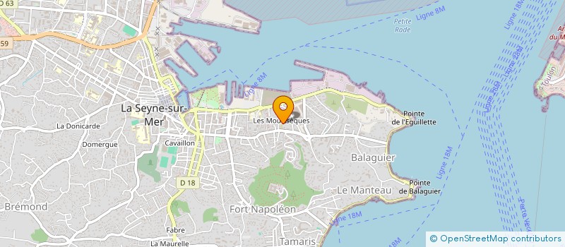 localisation de l'entreprise EURL ERIVAL à LA SEYNE-SUR-MER