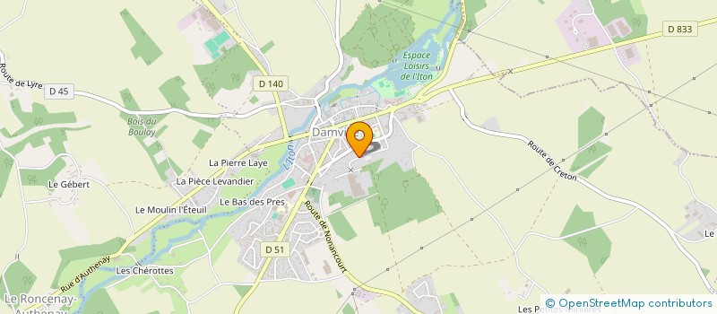 localisation de l'entreprise EURL ERVAN BOMPAIS  MESNILS-SUR-ITON