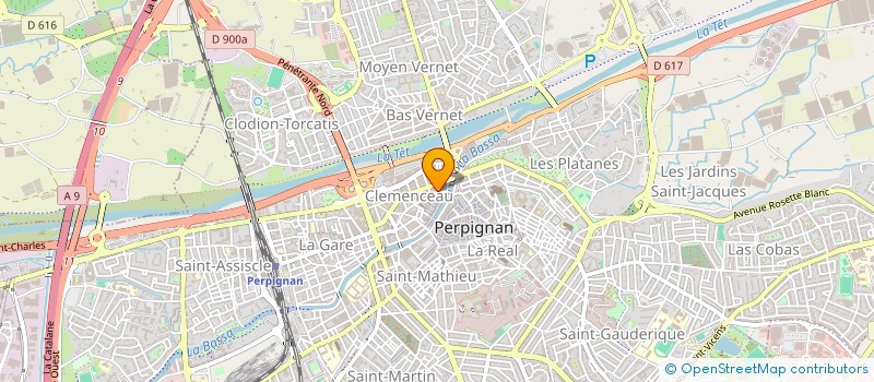 localisation de l'entreprise EURL ERY à PERPIGNAN