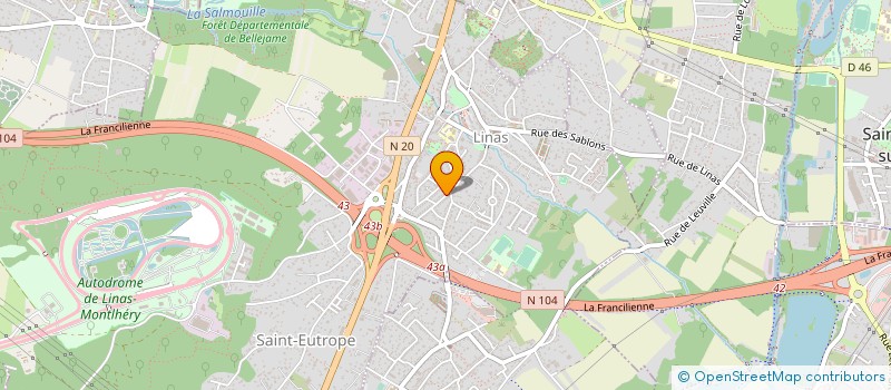 localisation de l'entreprise EURL ESCA à LINAS