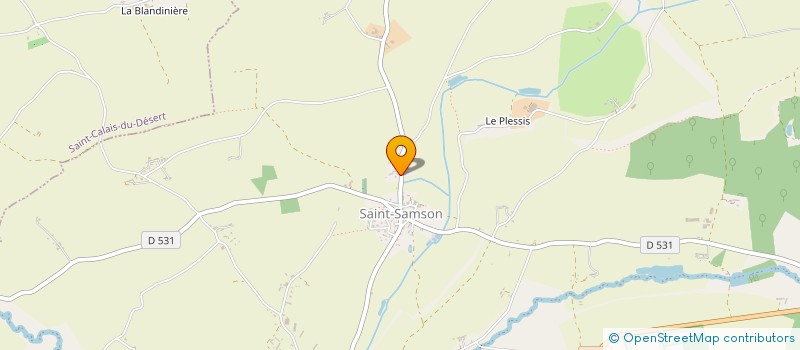 localisation de l'entreprise EURL ESCARGOT DU PATIS  PRE-EN-PAIL-SAINT-SAMSON