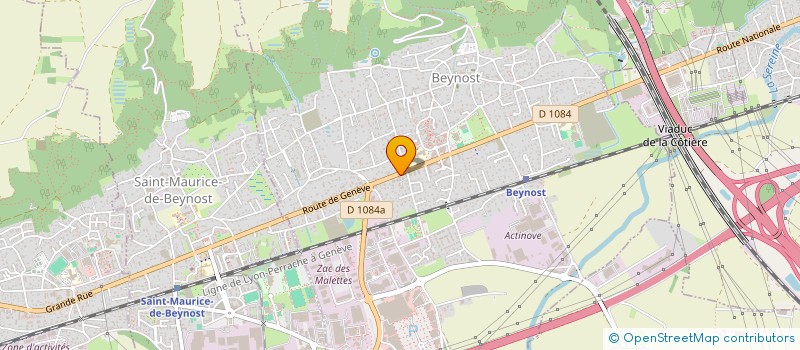 localisation de l'entreprise EURL ESPACE COIFFURE à BEYNOST