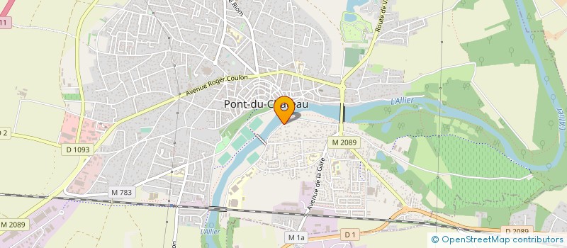 localisation de l'entreprise EURL ESPACES VERTS D'AUVERGNE à PONT-DU-CHATEAU