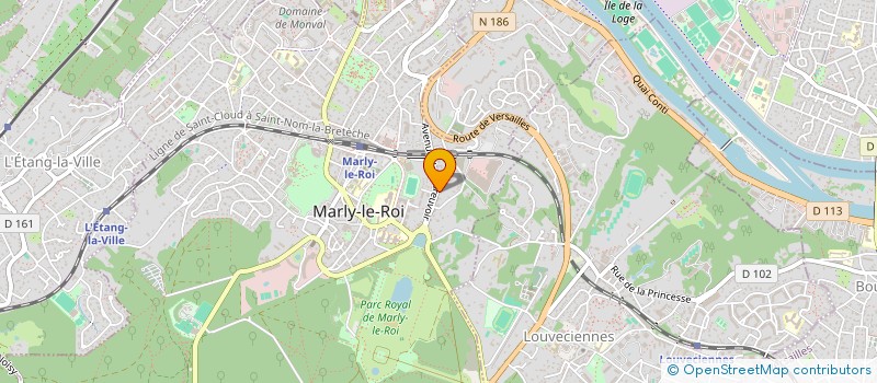 localisation de l'entreprise EURL ESPRIT BIO ET NATURE à MARLY-LE-ROI