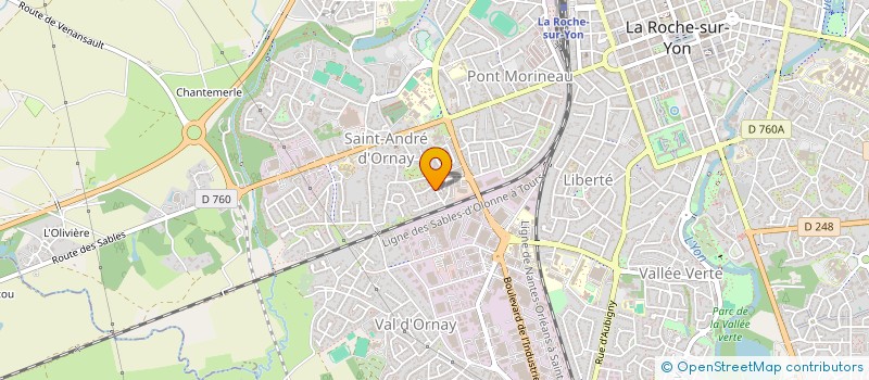localisation de l'entreprise EURL ESPRIT RENOVATION à LA ROCHE-SUR-YON