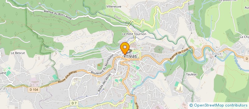 localisation de l'entreprise EURL ESSENTIELLE  PRIVAS