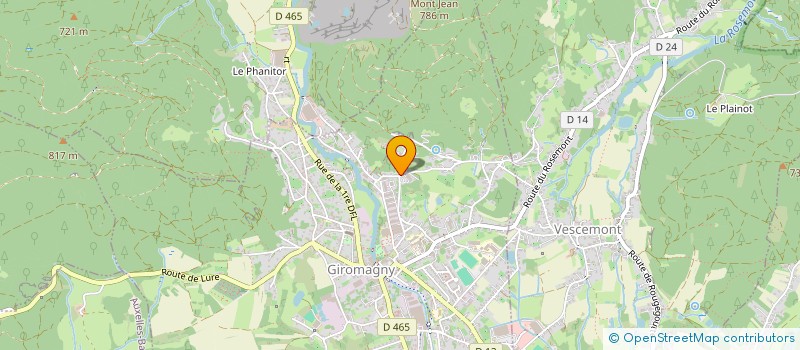 localisation de l'entreprise EURL EST ELECTRO à GIROMAGNY