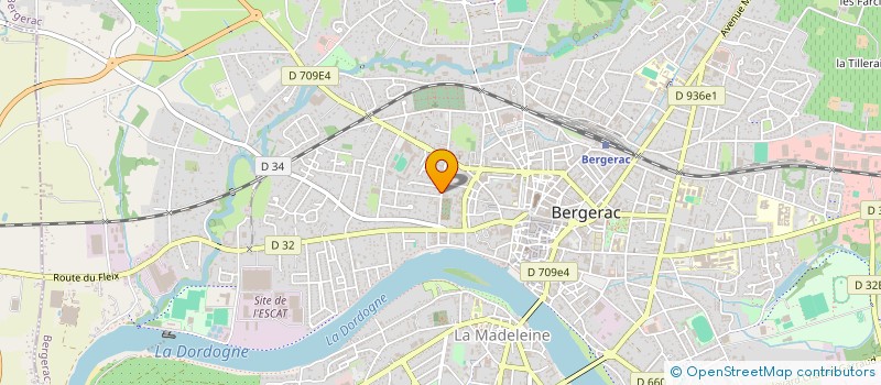 localisation de l'entreprise EURL EST OUEST HABITAT à BERGERAC