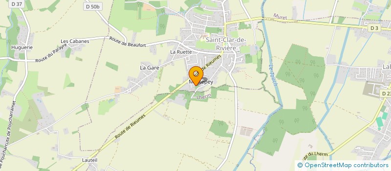 localisation de l'entreprise EURL ESTEBAN JP MACONNERIE  SAINT-CLAR-DE-RIVIERE