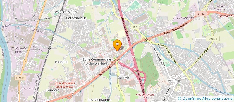 localisation de l'entreprise EURL ESTEDEL à SORGUES