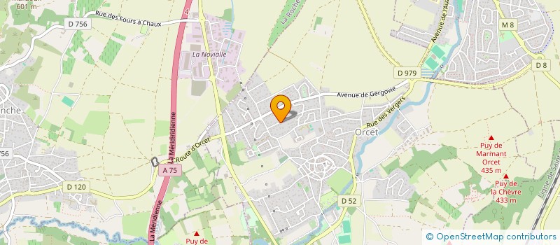 localisation de l'entreprise EURL ESTEVES ABEL  ORCET