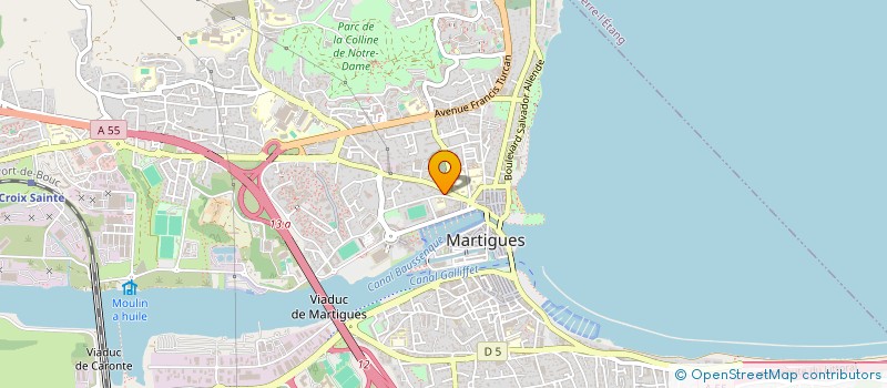 localisation de l'entreprise EURL ESTHETIQUE à MARTIGUES