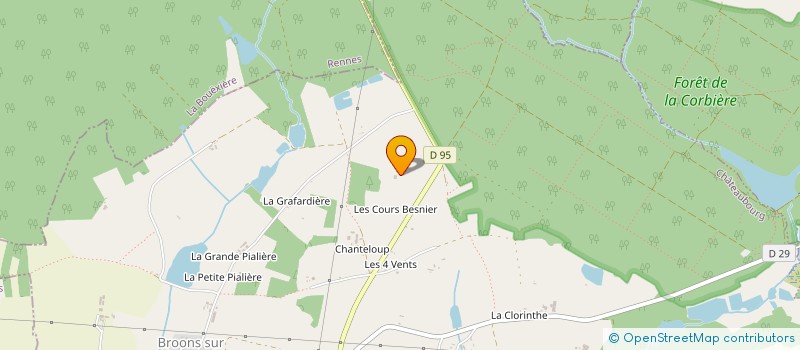 localisation de l'entreprise EURL ETA PIERRE GADEBOIS  CHATEAUBOURG