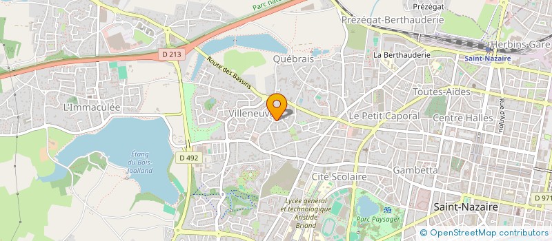 localisation de l'entreprise EURL ETABLISSEMENT DAVID SALLIOU à SAINT-NAZAIRE