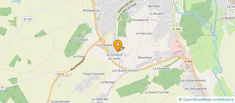 localisation de l'entreprise EURL ETABLISSEMENT HASSAR  LOCHES