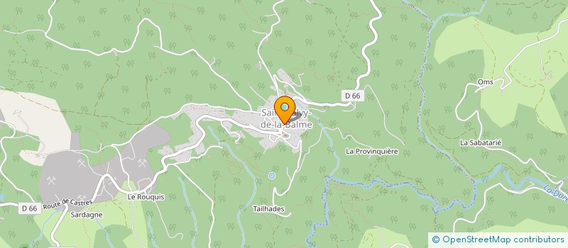 localisation de l'entreprise EURL ETABLISSEMENTS CHAUVET à SAINT-SALVY-DE-LA-BALME