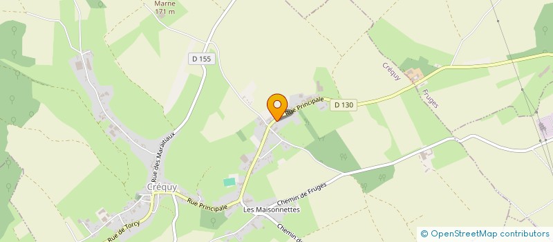 localisation de l'entreprise EURL ETAPE VERTE  CREQUY