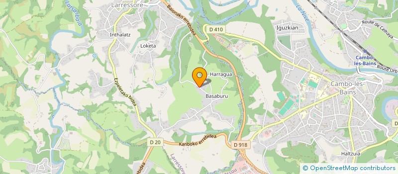 localisation de l'entreprise EURL ETCHEREN LANA  LARRESSORE